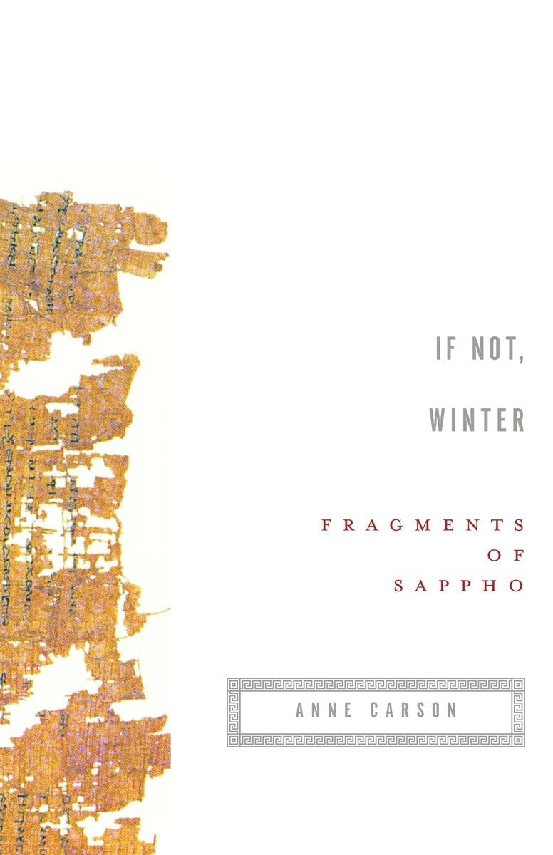Cover of If Not, Winter: Fragments of Sappho