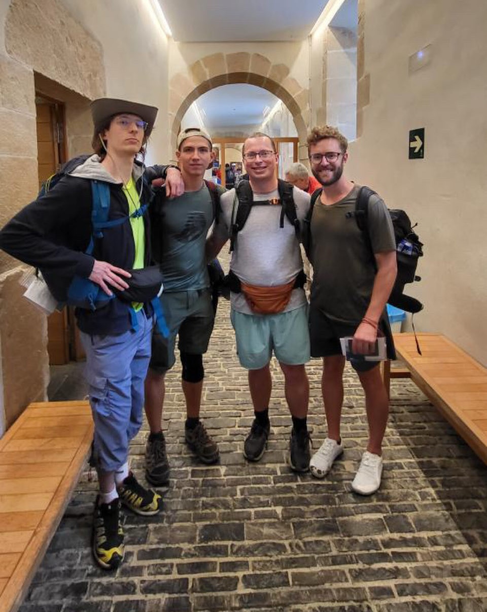 Some friends I made on the first day of my Camino.